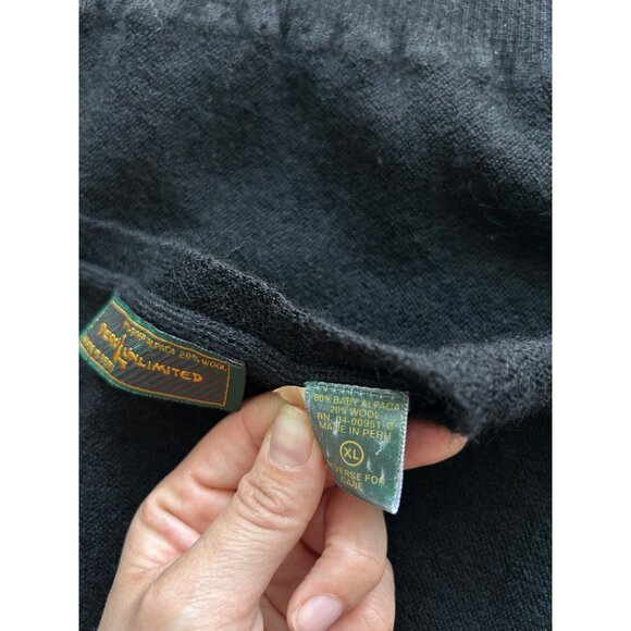 Peru Unlimited Men's XL Baby Alpaca & Wool Sweater Vest - Picture 8 of 9